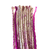 11 se Dreadlock Extensions-Light Blonde/Magenta