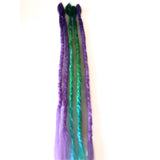 5 se Dreadlock Extensions-melon and pansy