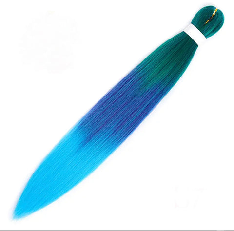 Pre-Stretched  Jumbo Braid  -Peacock Blue