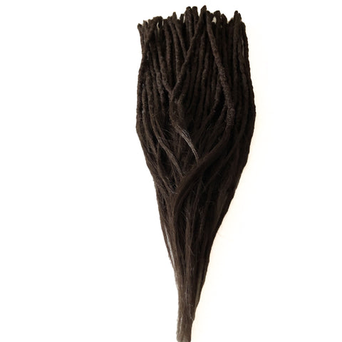 Dreadlock Extensions-#6 Chestnut Brown