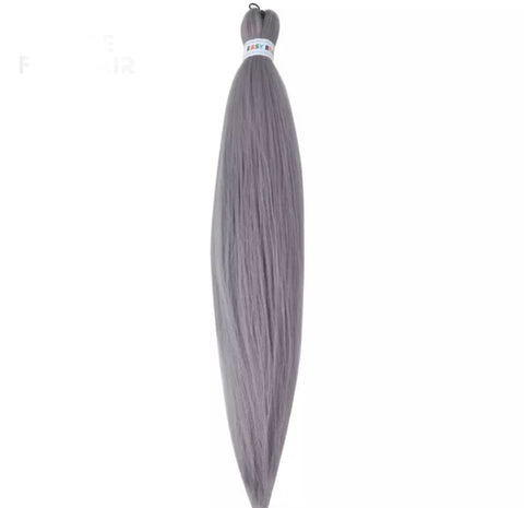 Pre-Stretched  Jumbo Braid  -Silver