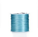 Elastic thread for braid install light blue single  roll