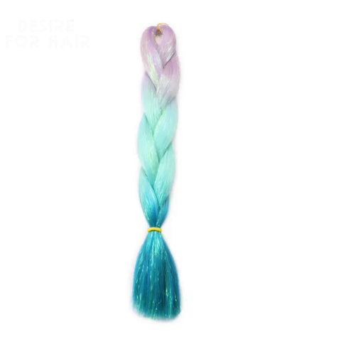 Sparkle Tinsel Jumbo Braid -Mermaid Sparkle