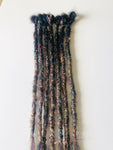 7se Dreadlock Extensions-Abyss Sparkle Tinsel